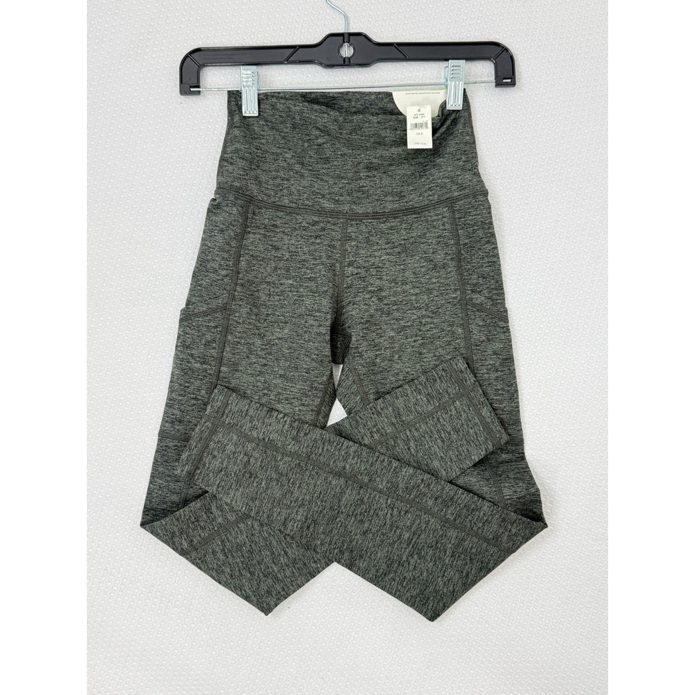Aerie OFFLINE The Hugger Legging NWT Small Green Heathered High Rise Pocket